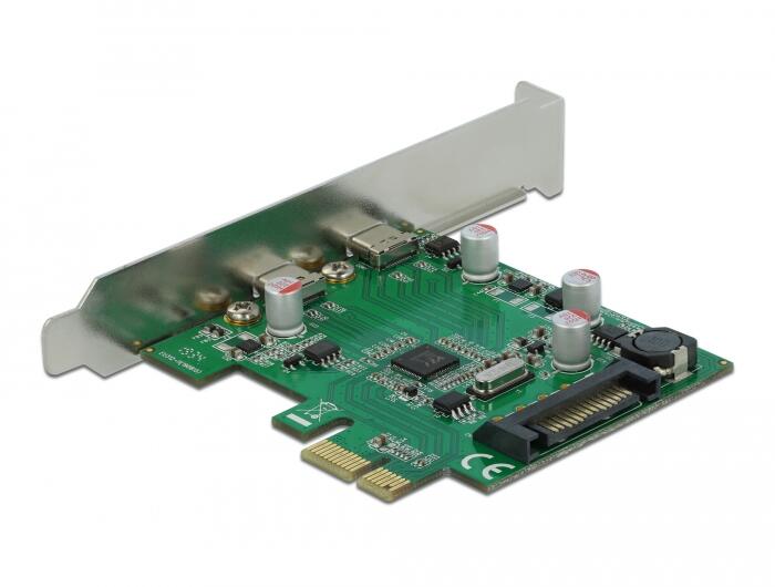 DeLOCK PCI Express x1 Karte zu 2 USB 3.2 Gen 1 Type-C