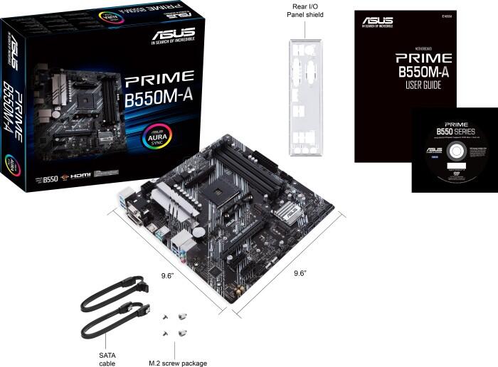 ASUS Prime B550M-A CSM Mainboard Sockel AM4
