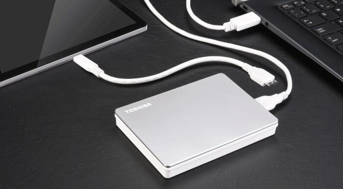 Toshiba Canvio Flex silber - 2TB