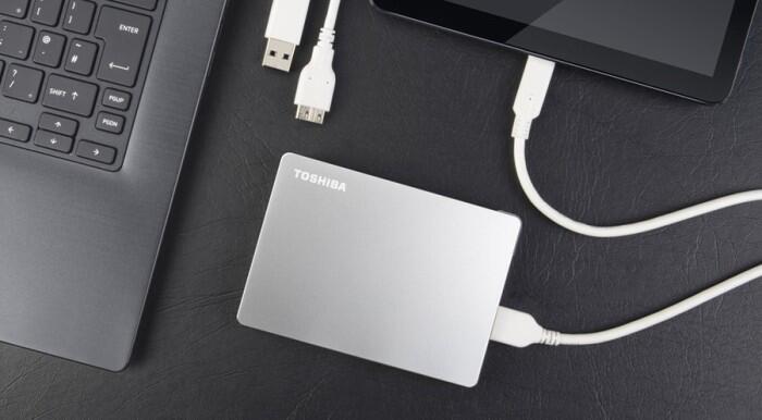 Toshiba Canvio Flex silber - 2TB
