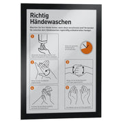 DURABLE Magnetrahmen selbstklebend DURAFRAME schwarz - 2 Stück