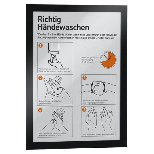 DURABLE Magnetrahmen selbstklebend DURAFRAME schwarz - 2 Stück