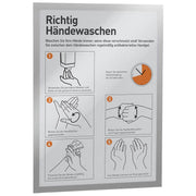 DURABLE Magnetrahmen DIN A3 selbstklebend DURAFRAME silber - 2 Stück