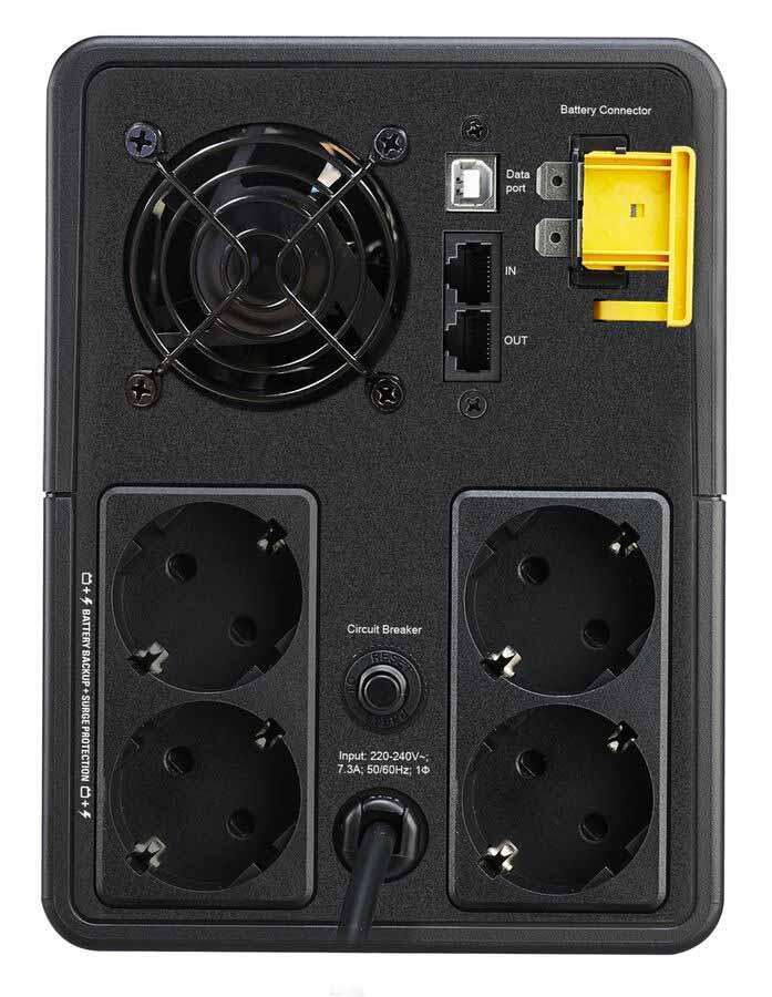 APC BX1600MI-GR Back UPS 1600VA 230V Schuko 4-fach