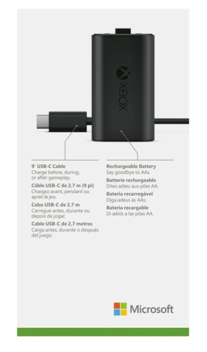 Microsoft Xbox Play & Charge Kit schwarz