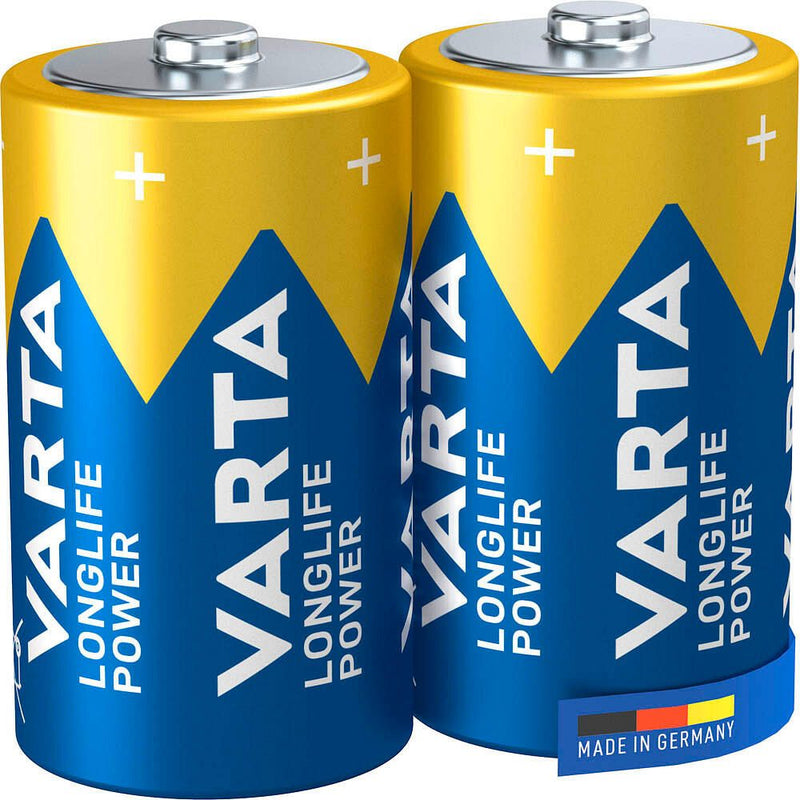 VARTA Batterien LONGLIFE Power Mono D 1,5 V - 2 Stück