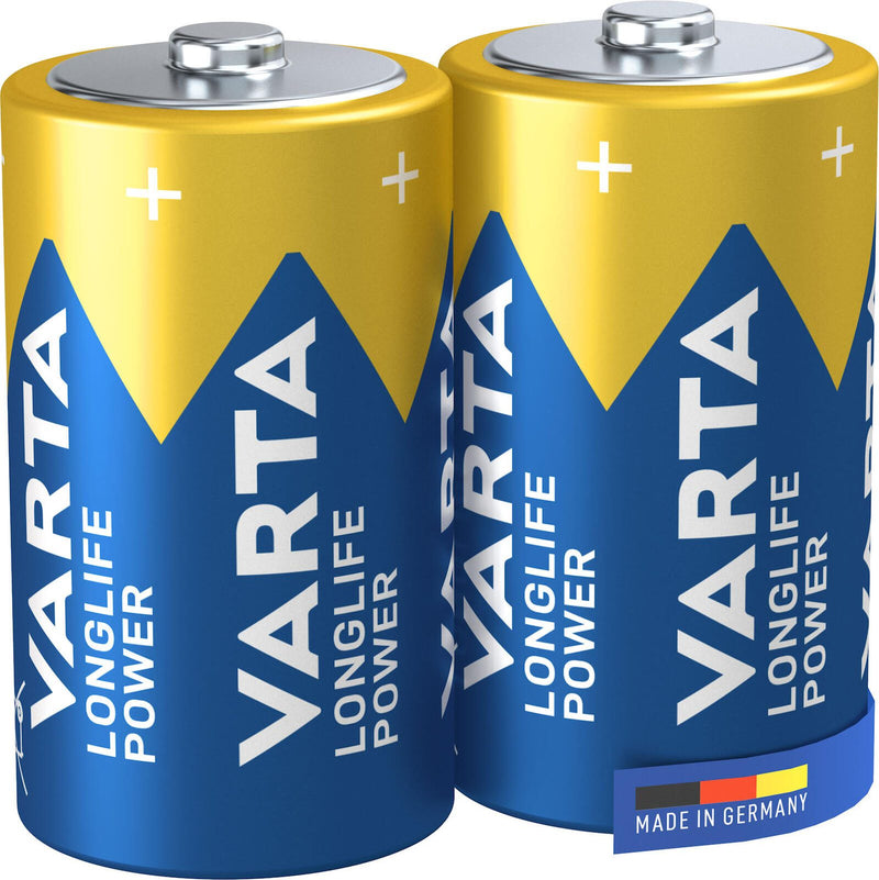 VARTA Batterien LONGLIFE Power Mono D 1,5 V - 2 Stück