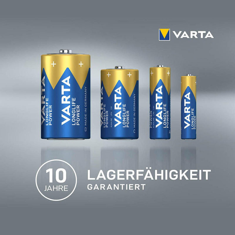 VARTA Batterie LONGLIFE Power E-Block Alkalisch - 550 mAh - 9,0 V