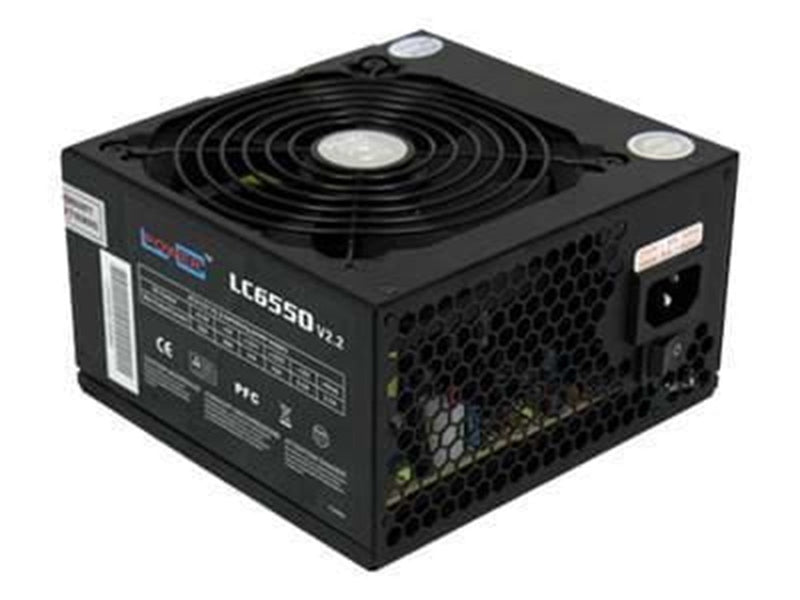 LC Power Super Silent LC6550 V2.2 550W Netzteile - 550 Watt - 120 mm - ATX - 80 Plus Bronze zertifiziert