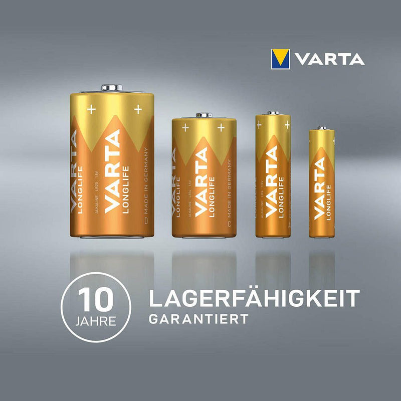 VARTA Batterien LONGLIFE Micro AAA 1,5 V - 8 Stück