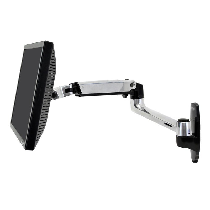 Ergotron LX Monitorarm Wandhalterung für einen Monitor bis 81,28 cm 32 Zoll Aluminium