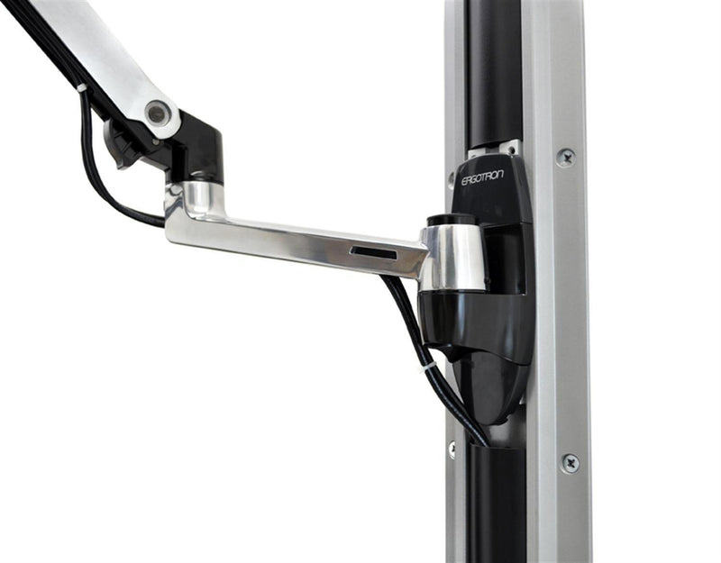 Ergotron LX Monitorarm Wandhalterung für einen Monitor bis 81,28 cm 32 Zoll Aluminium