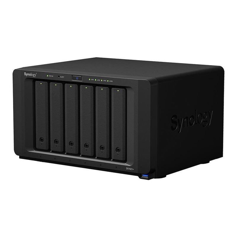 Synology DiskStation DS1621+ 6 Einschübe NAS-Server Leergehäuse + 16TB Seagate Ironwolf SATA 3.5' HDD (2x 8TB)