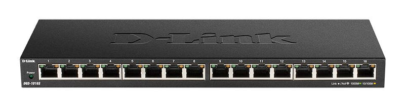 D-Link DGS 1016S 16-Port Gigabit Unmanaged Switch (DGS-1016S)