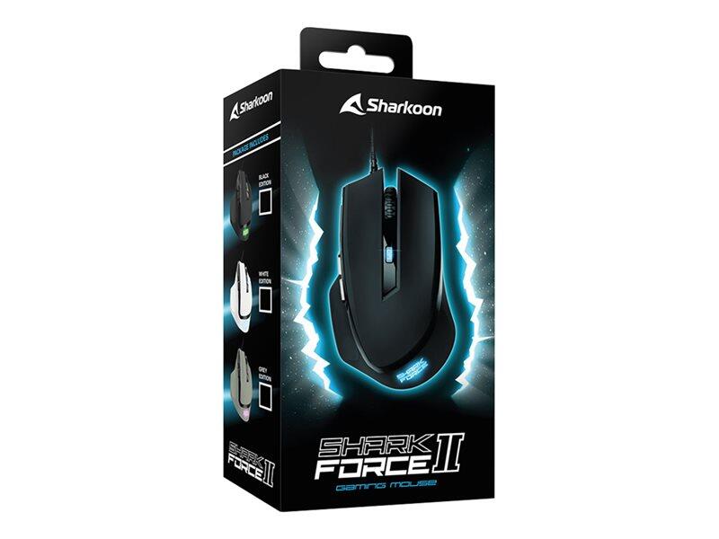 Sharkoon SHARK Force II Gaming-Maus, schwarz