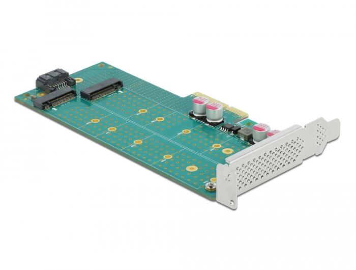 DeLOCK PCI Express x4 Karte zu M.2 Key B / NVMe M.2 Key M