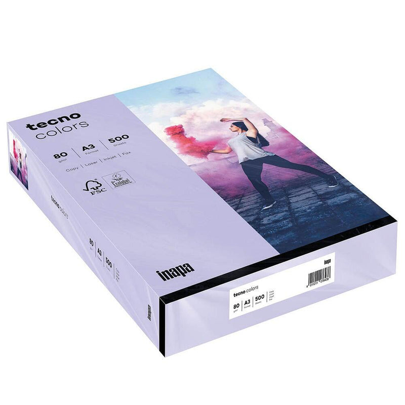 tecno Kopierpapier colors violett DIN A3 80 g/qm - 500 Blatt