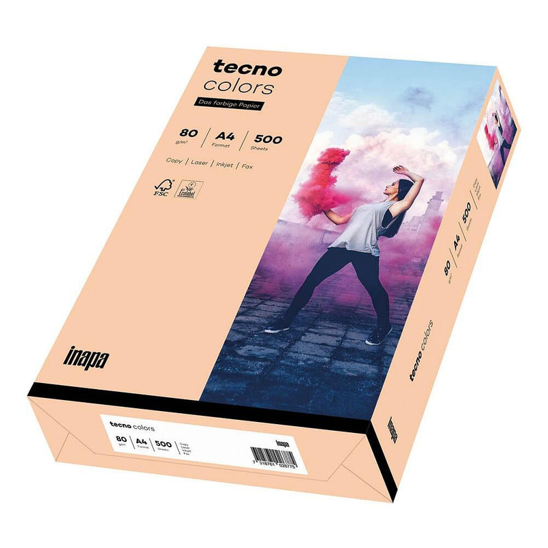 tecno Kopierpapier colors lachs DIN A4 80 g/qm - 500 Blatt