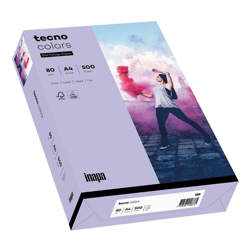 tecno Kopierpapier colors violett DIN A4 80 g/qm - 500 Blatt