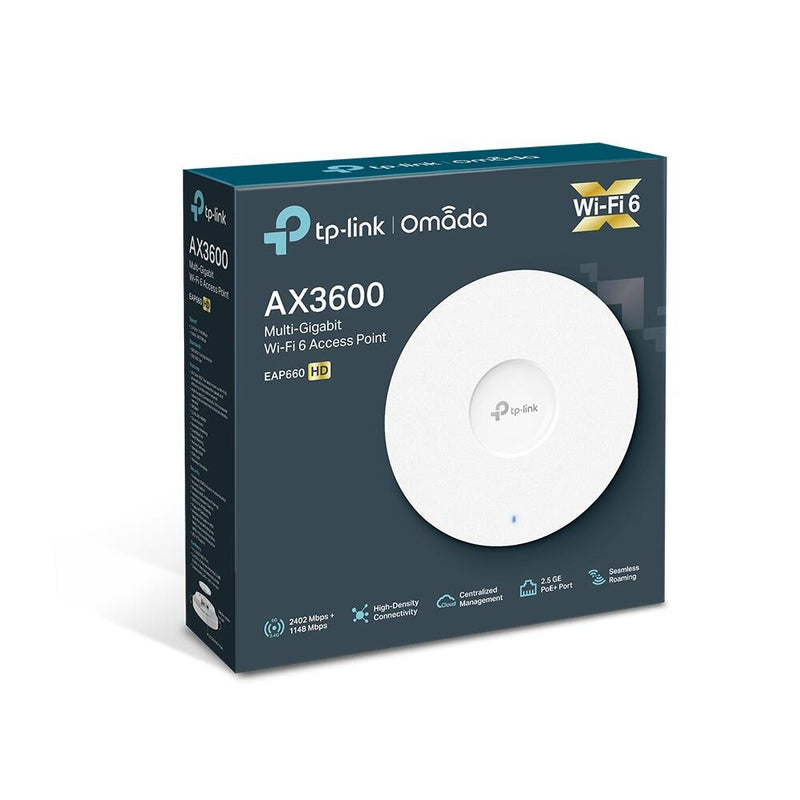 TP-Link EAP660 HD AX3600-Multigigabit-Dualband-WLAN-Accesspoint zur Deckenmontage