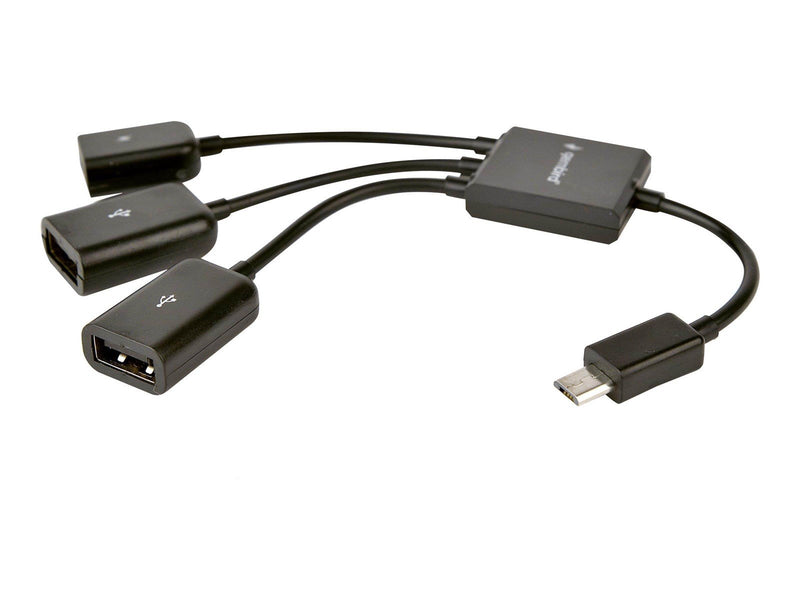 Gembird UHB-OTG-02 - hub - 2 ports USB-Hubs - 2 - Schwarz