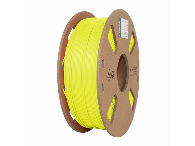 Gembird PLA filament - Fluoreszierendes gelb - 1.75mm ø - 1 kg