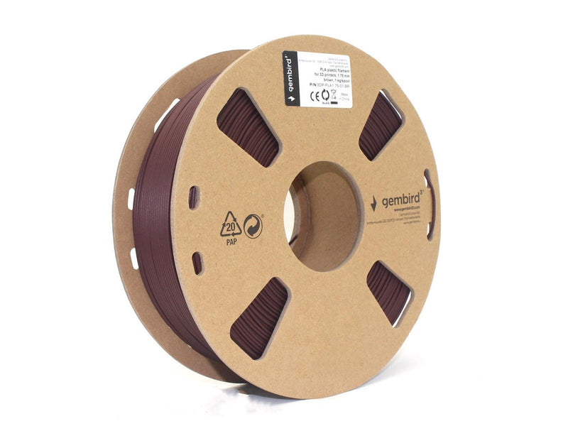 Gembird PLA filament - Brown - 1.75mm ø - 1 kg