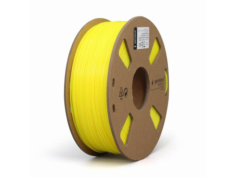 Gembird ABS filament - Fluoreszierendes gelb - 1.75mm ø - 1 kg