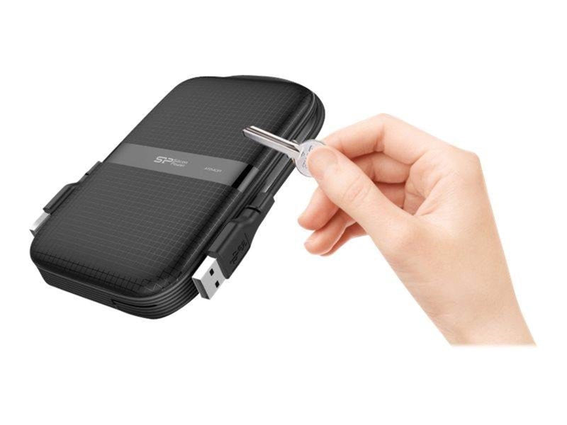 Silicon Power Armor A60 - Extern Festplatte - 2TB - Schwarz