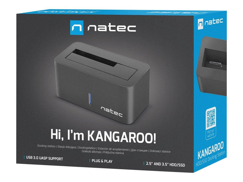 Natec Kangaroo - HDD docking station - SATA 6Gb/s - USB 3.0