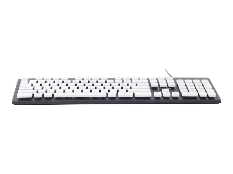 Gembird KB-CH-01 Chocolate - keyboard - US - black - Tastaturen - Englisch - US - Weiss