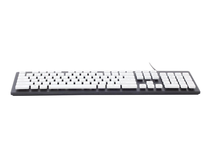 Gembird KB-CH-01 Chocolate - keyboard - US - black - Tastaturen - Englisch - US - Weiss