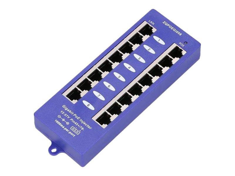 Extralink ex.6365 EXTRALINK 8 Port 802.3af PoE Inj