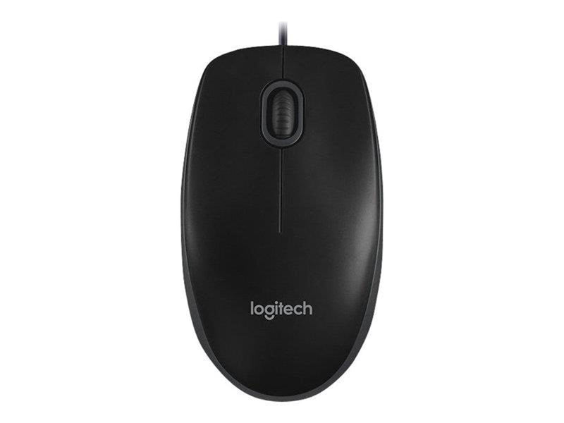 Logitech B100 Optical Mouse Schwarz - Maus (Schwarz)