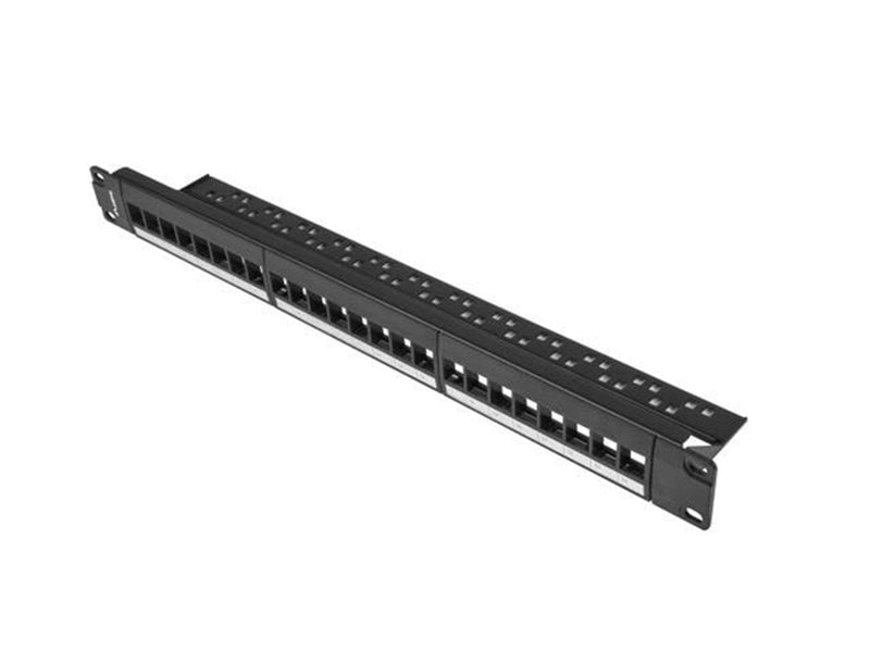 Lanberg PPKS-1024-B Patch Panel Blank 24-Port 1U for Keystone Modules Black