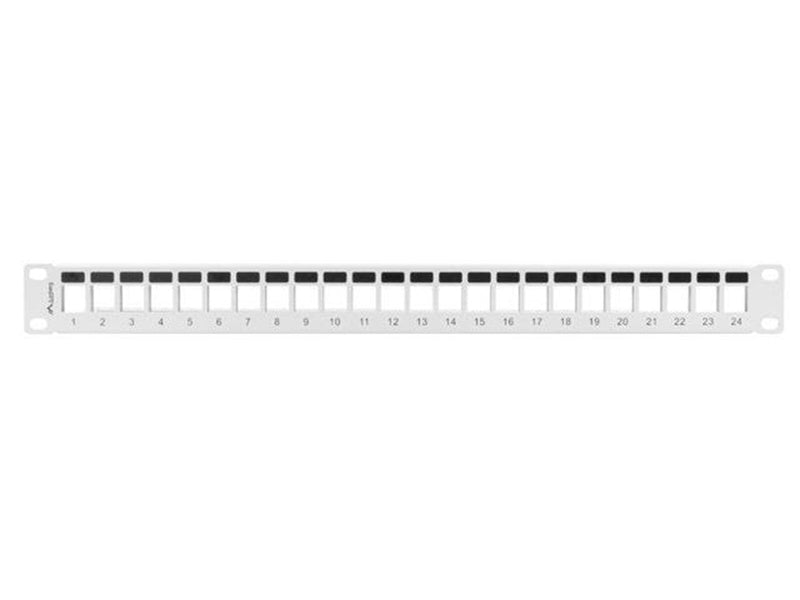 Lanberg PPKS-1024-S - patch panel (blank) - 1U - 19"