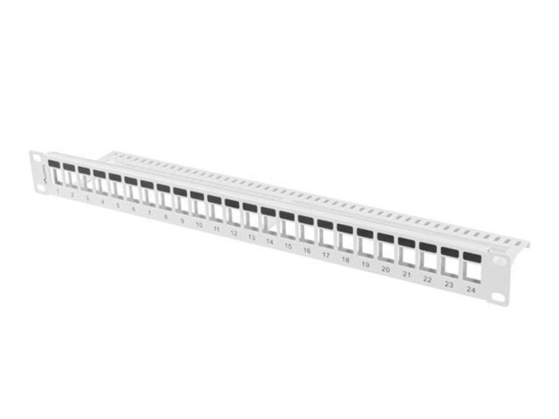 Lanberg PPKS-1024-S - patch panel (blank) - 1U - 19"