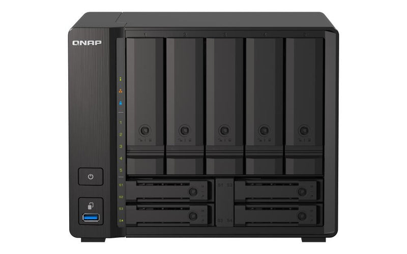 QNAP TurboStation TS-h973AX-8G 9 Einschübe NAS-Server Leergehäuse (TS-h973AX-8G)