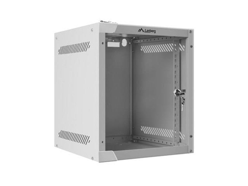 Lanberg WF10-2306-10S - 6U Wall-Mount Rack Cabinet (with Glass Door)