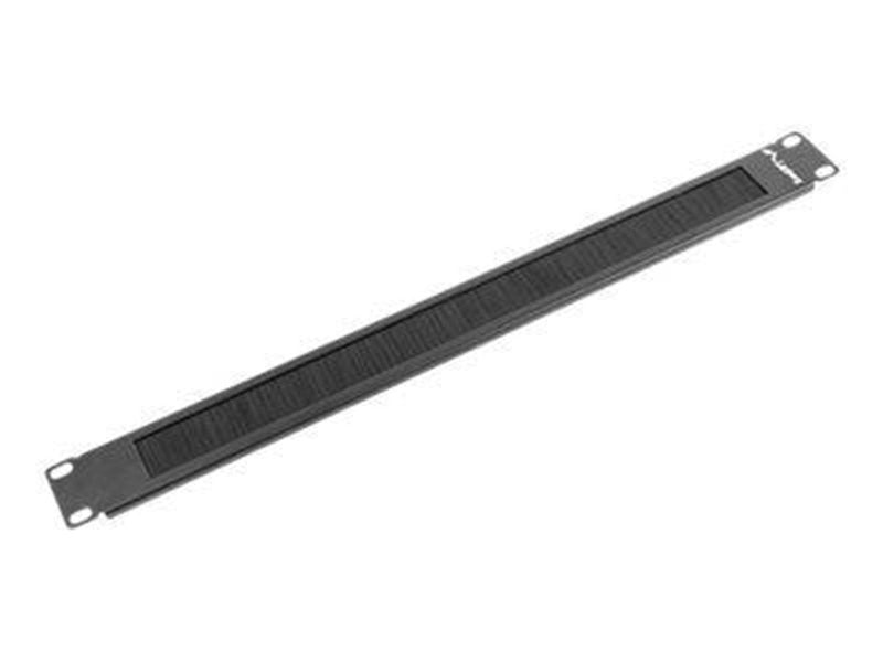 Lanberg AK-1101-B - 1U Brush Panel