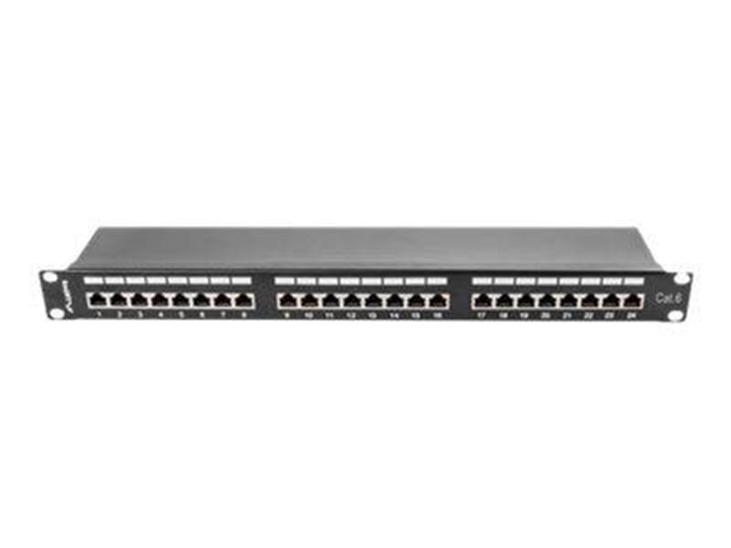 Lanberg PPS6-1024-B - patch panel - 1U - 19"