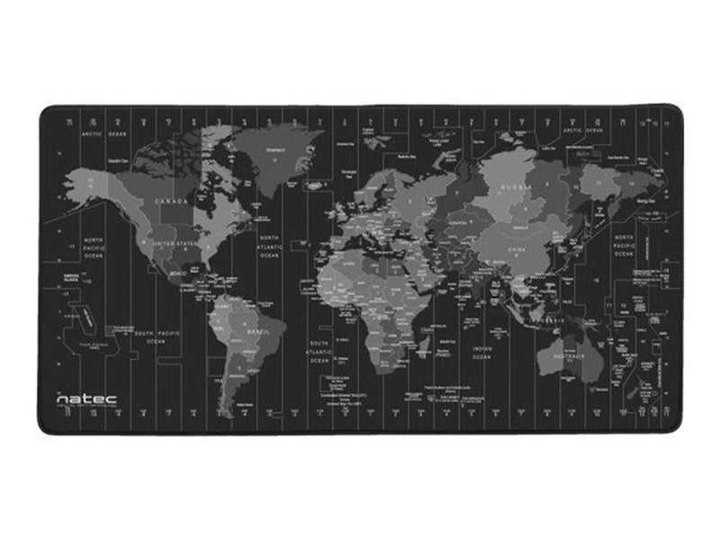 Natec Time Zone Map Maxi - keyboard and mouse pad