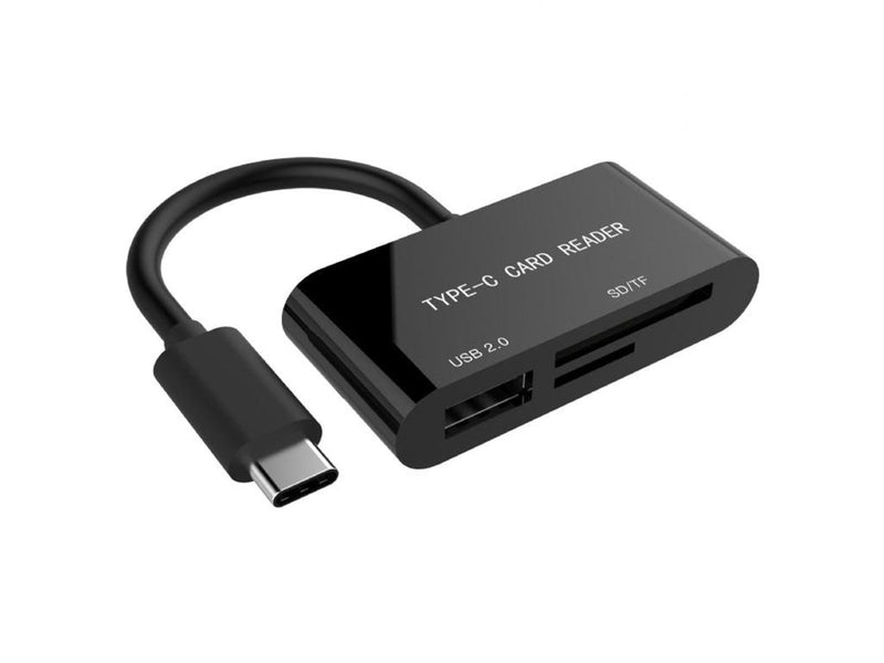 Gembird Card reader Compact USB Type-C SDXC combo card