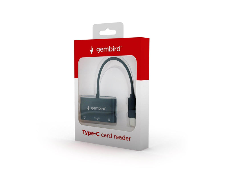 Gembird Card reader Compact USB Type-C SDXC combo card