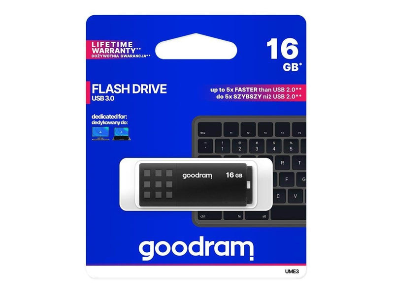 GOODRAM Pendrive GoodRam UME3 UME3-0160K0R11 (16GB USB 3. - 16GB - USB-Stick