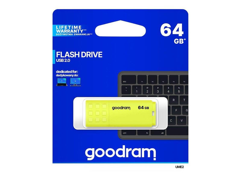 GOODRAM Pendrive GoodRam UME2 UME2-0640Y0R11 (64GB USB 2. - 64GB - USB-Stick