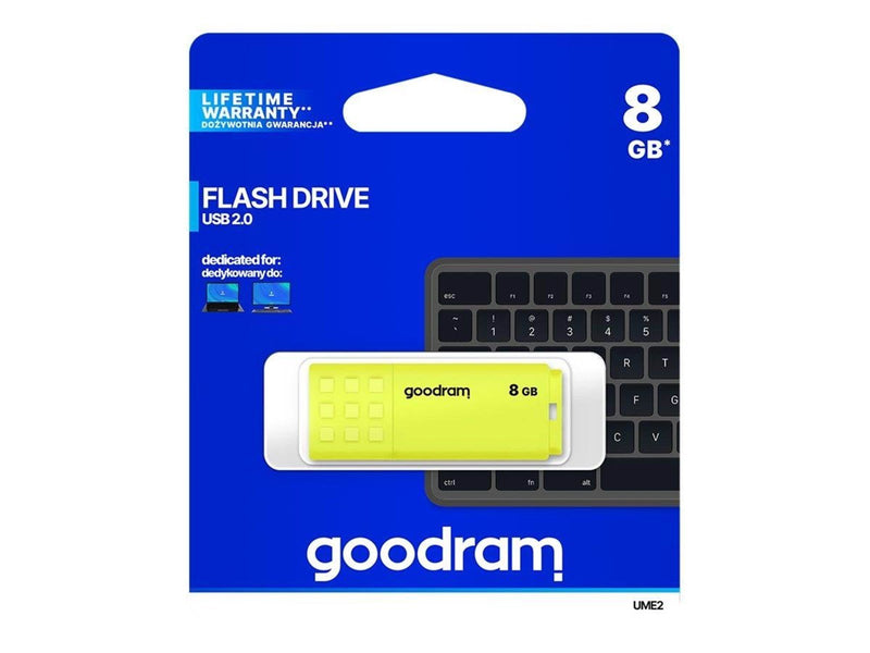 GOODRAM Pendrive GoodRam UME2 UME2-0080Y0R11 (8GB USB 2.0 - 8GB - USB-Stick
