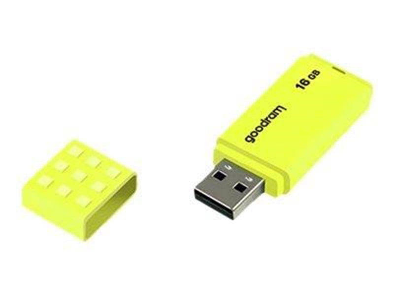 GOODRAM Pendrive UME2 16GB USB 2.0 Zólty - 16GB - USB-Stick