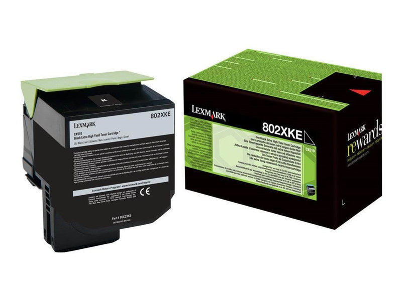 Lexmark Laser Toner Cartridge 802XKE - Tonerpatrone Schwarz
