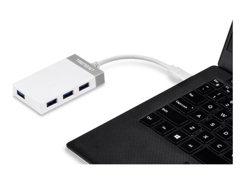 TRENDnet TUC-H4E - hub - 4 ports USB-Hubs - 4 - Weiß